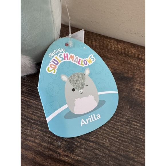 Original Squishmallows Arilla The Armadillo 5" Plush Toy 2024 New w/ Tag - Picture 2 of 5